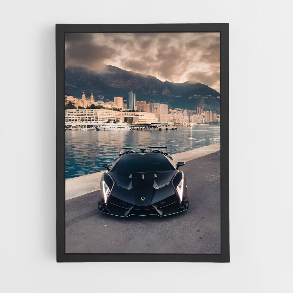 Poster Veneno roadster – affiche Lamborghini (vue 2)